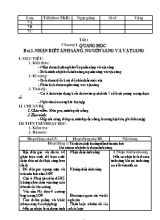 Giáo án Vật lý Khối 7 - Chương trình cả năm